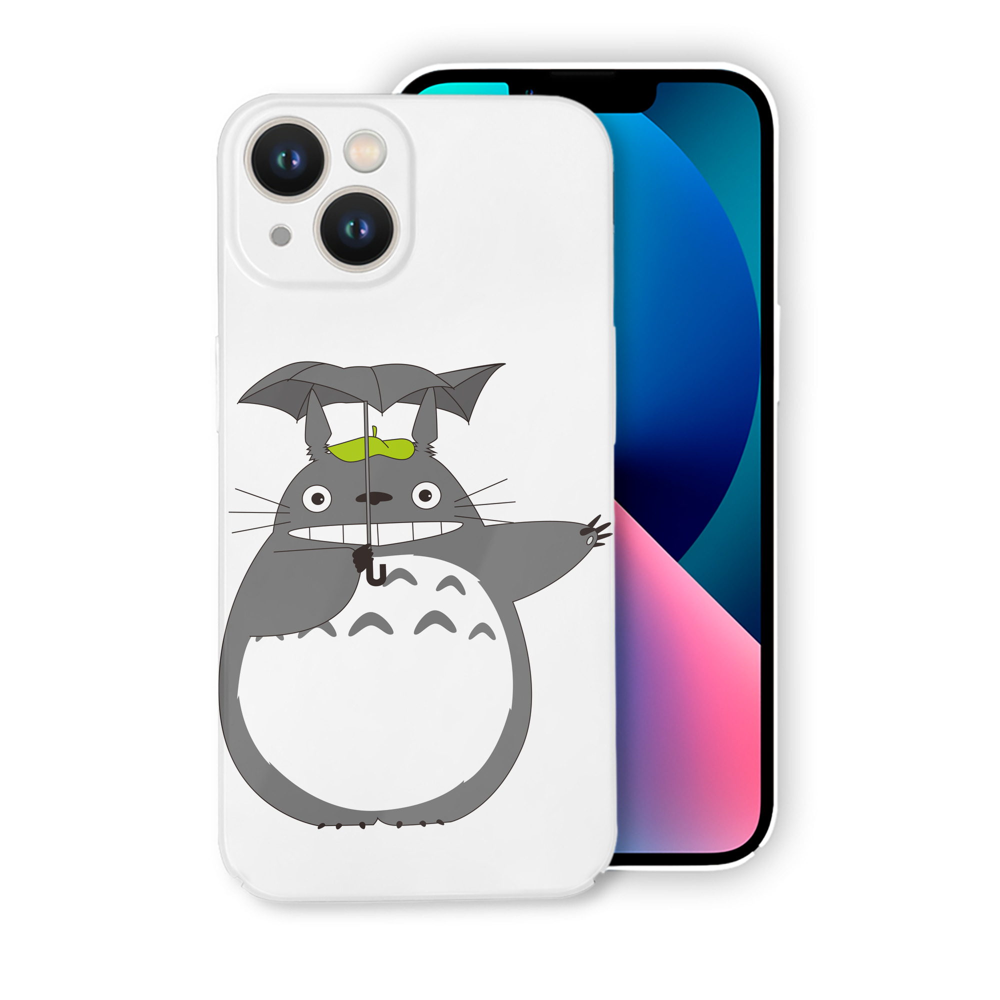 （画像用） となりのトトロ 草壁メイ 草壁サツキ My Neighbor Totoro Satsuki Kusakabe Mei Kusakabe 【iPhone 14シリーズ対応】ハードケース